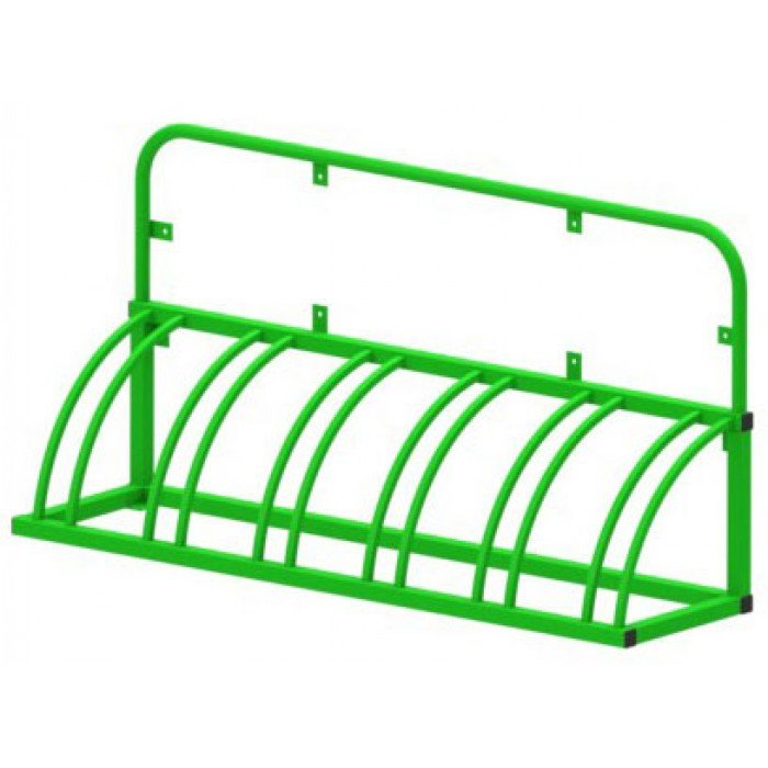 Велопарковка Оптима-1 рекламная на 6 мест