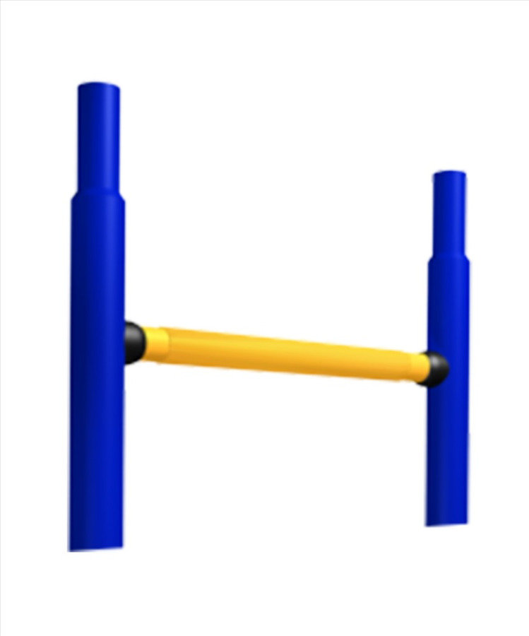 ДСКМ "Карусель" ВО 92.70.1.00.490.01 Вставка 1 ЭКОНОМ синий/желтый