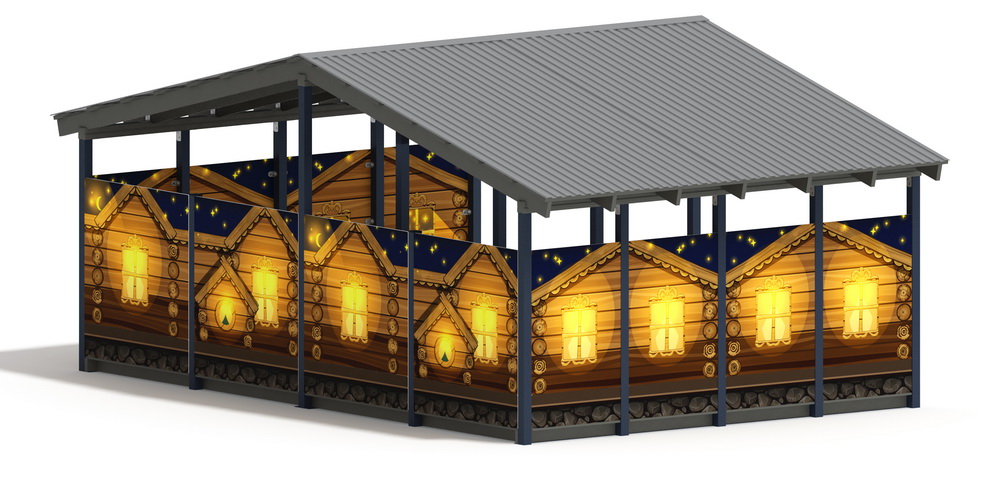 Теневой навес (Эко) МФ 70.6.4-02