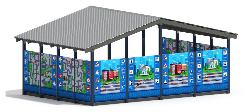 Теневой навес (ДПС) МФ 70.6.4-14