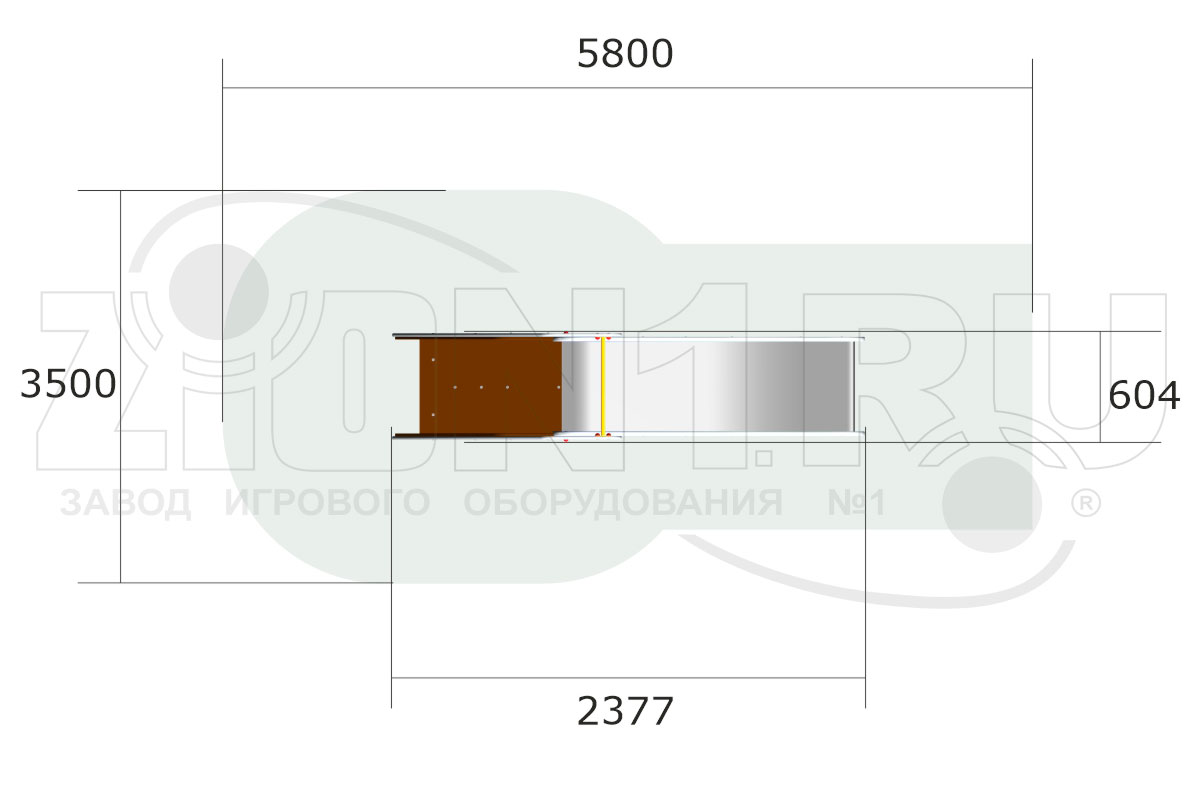 Горка детская ZION Радуга (Г010)