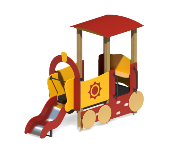 Игровое оборудование для детской площадки Паровоз ИО-01