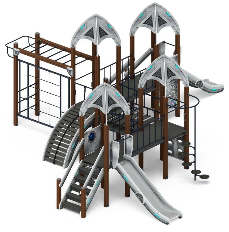 КОСМОПОРТ детский игровой комплекс ДИК 2.14.07-11 (H=1200)