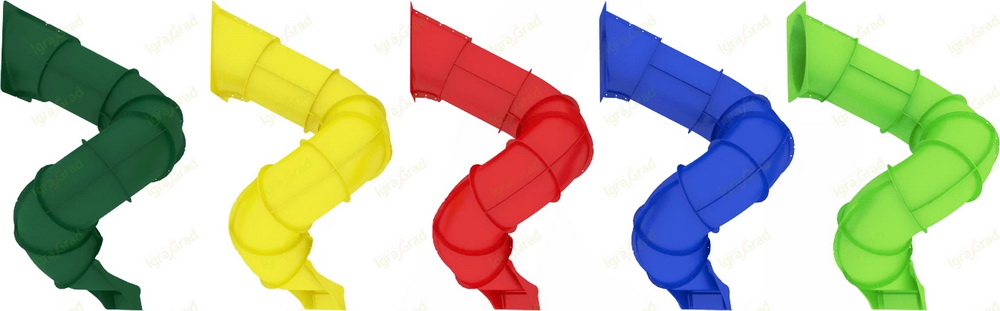 Горка Труба винтовая IgraGrad, H 2.1 м