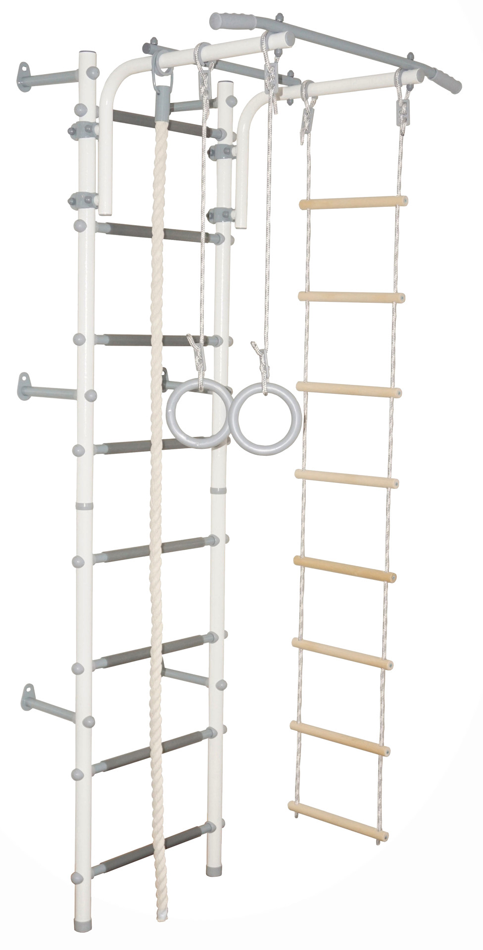 Детский спортивный комплекс ЮНЫЙ АТЛЕТ модель Пристенный пастель