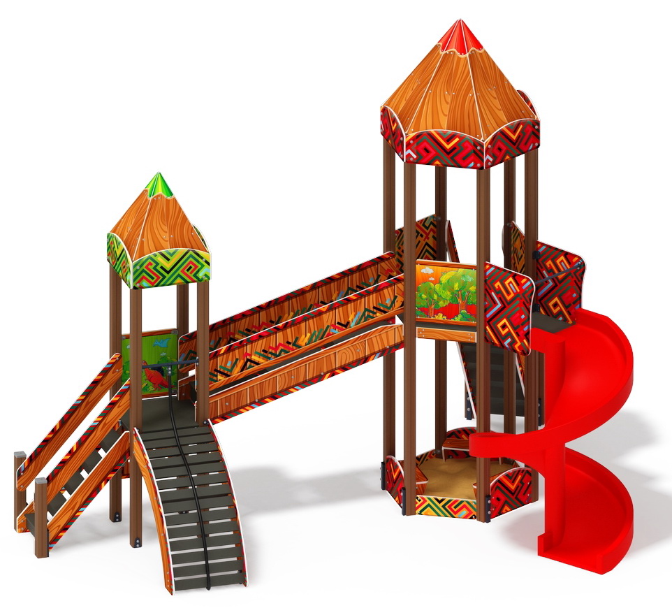 КАРАНДАШИ детский игровой комплекс ДИК 2.26.05-01.С (H=2000)