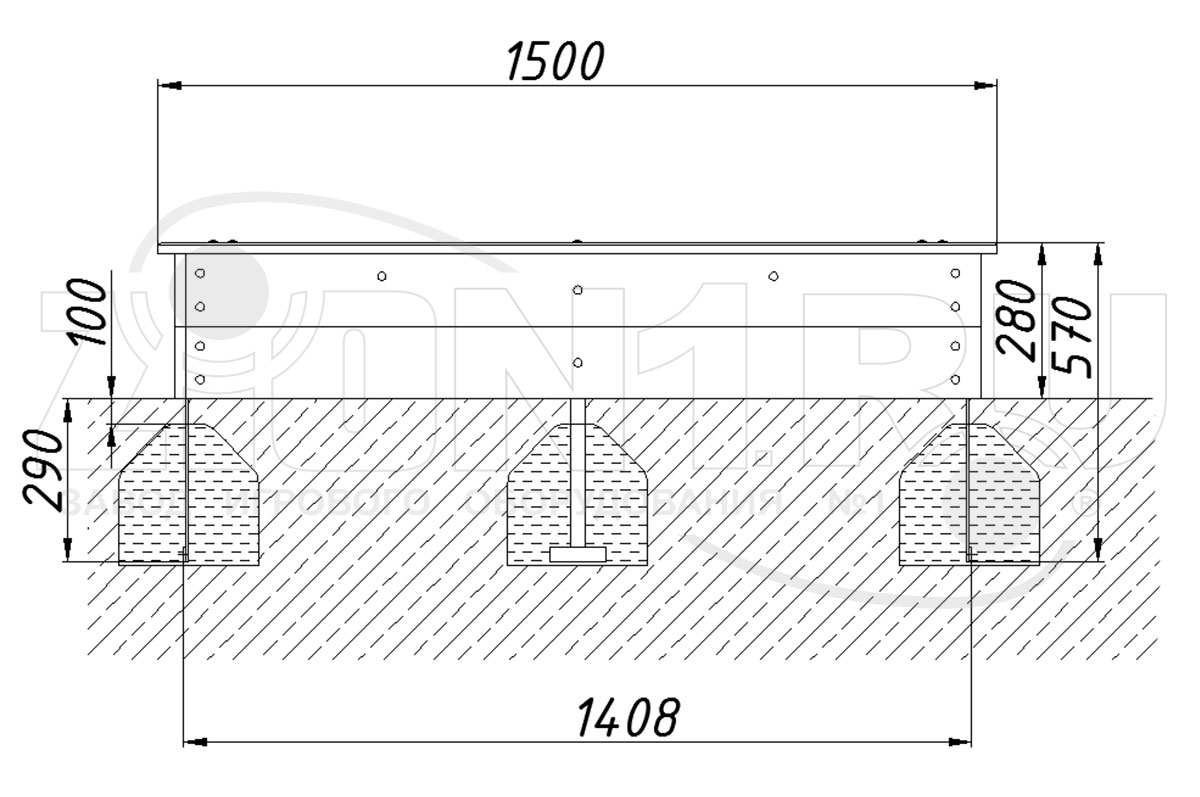 Детская песочница ZION Куличики (П025)