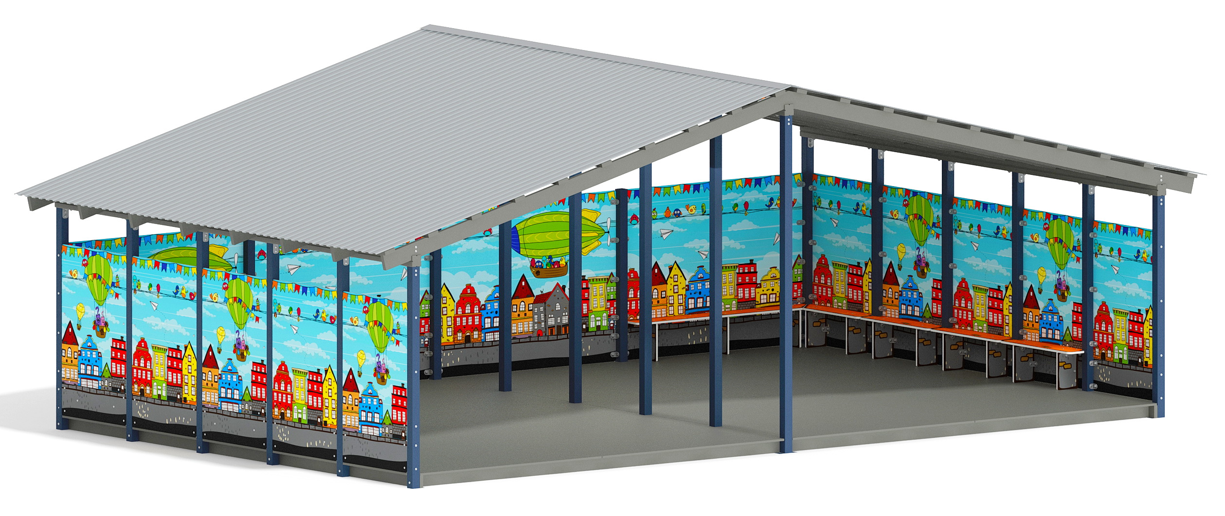 Теневой навес (Город) МФ 70.8.5-01