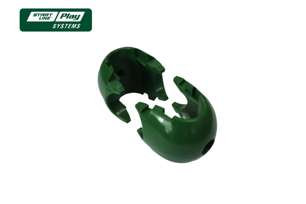 Соединитель «яйцо» для каната 16 мм (зеленый) для детской площадки slp systems