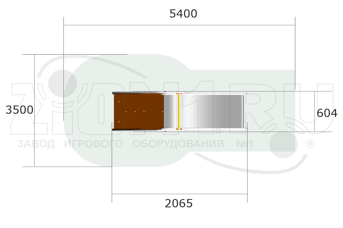 Горка детская ZION Парусник (Г034)