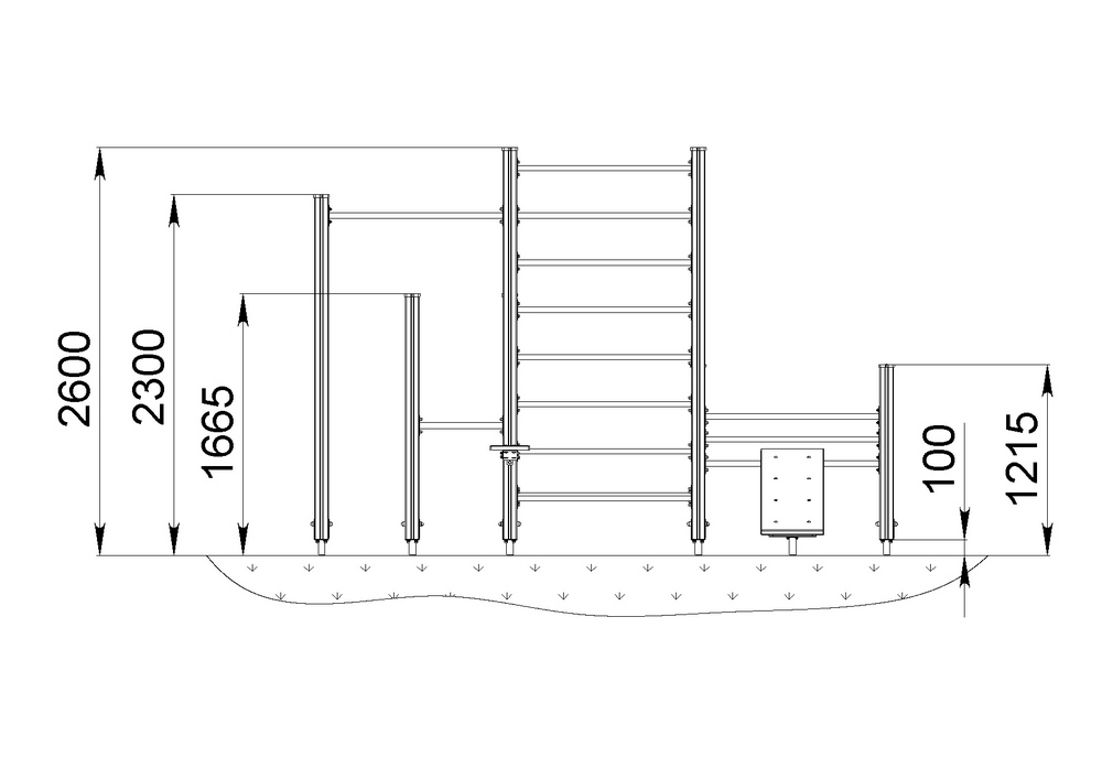 Уличный спортивный комплекс START LINE Fitness № 2