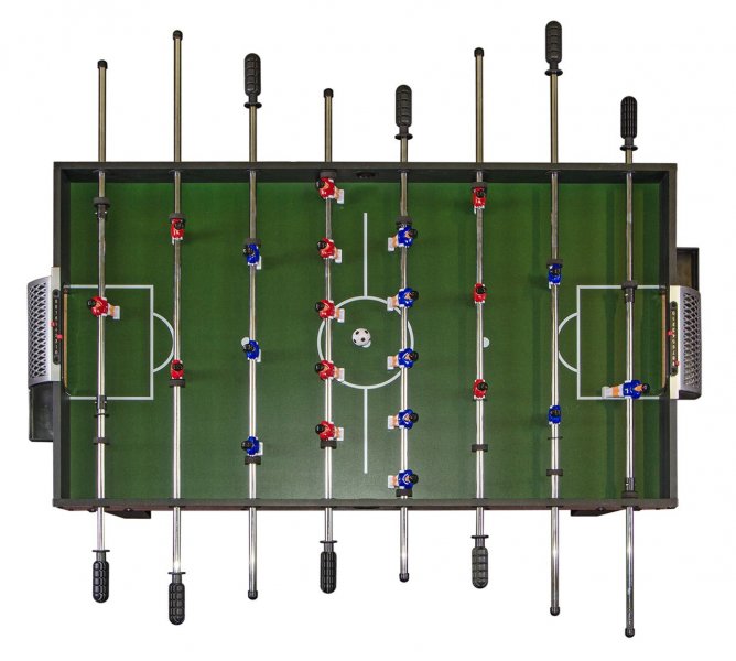 Настольный футбол (кикер) Flex 4 ф (122 x 61 x 78.7 см; красный)