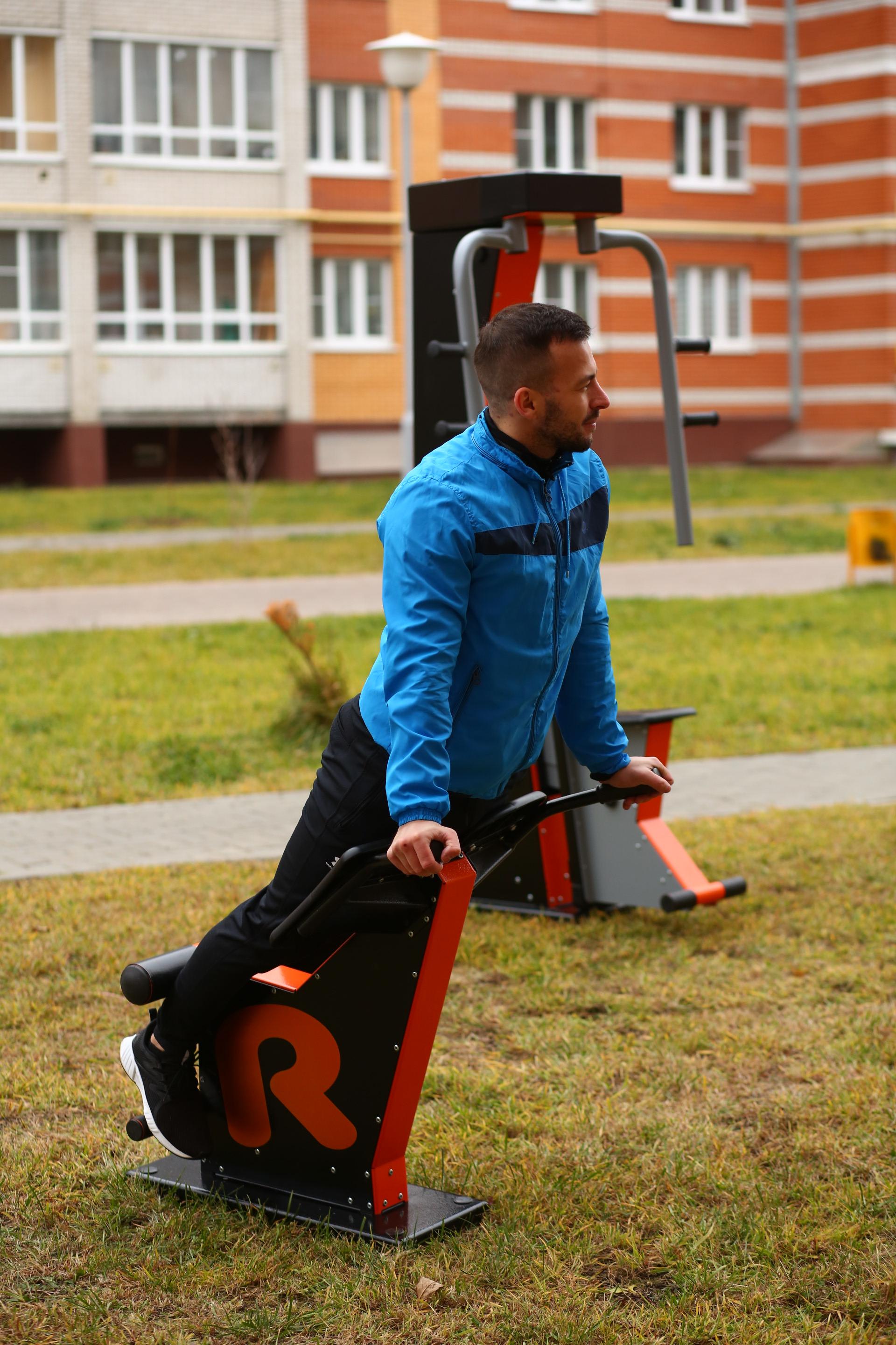 Тренажер уличный ДЛЯ СПИНЫ НАКЛОННЫЙ Romana 207.04.10