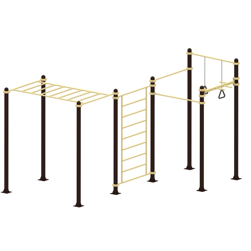 Каскад турников и рукоходов (стационарный)  Air-Gym YSK85