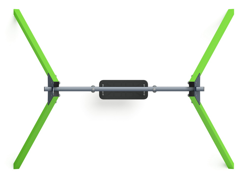 Качели М1 металл ИО 11.М.03.03-02 (зеленый)