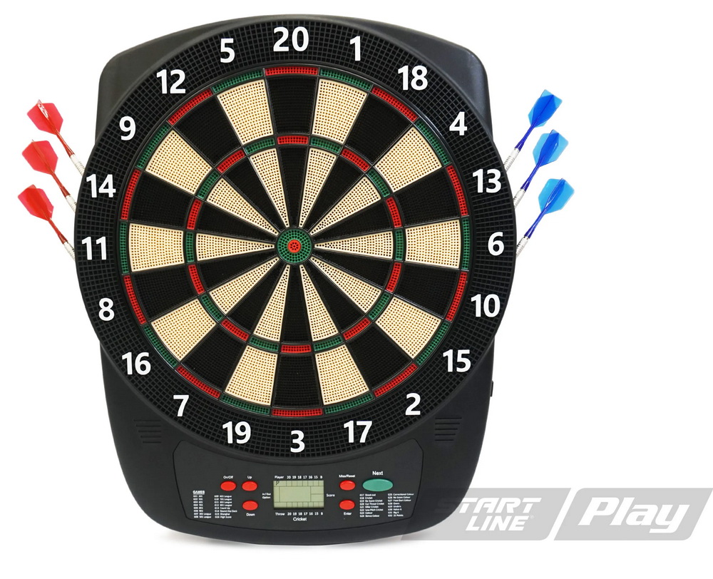 Комплект для игры в электронный дартс START LINE Electronic Dartboard