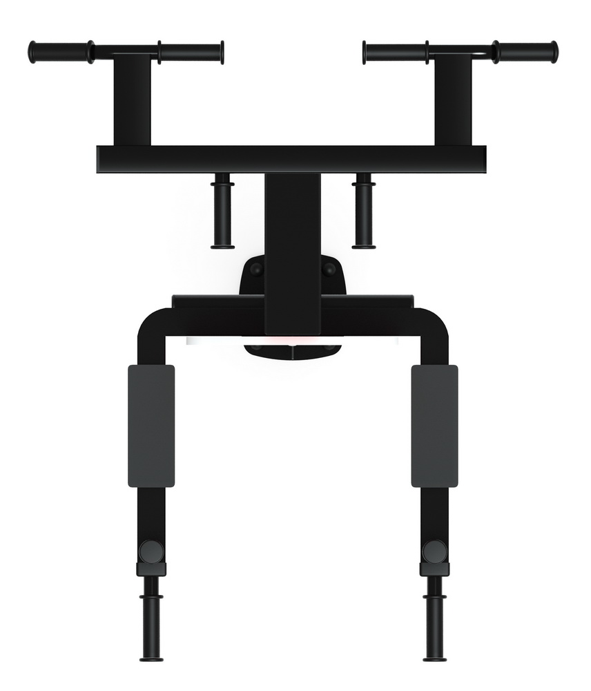 Тренажер уличный ДВОЙНОЙ ТУРНИК (красный) СТ 012-11