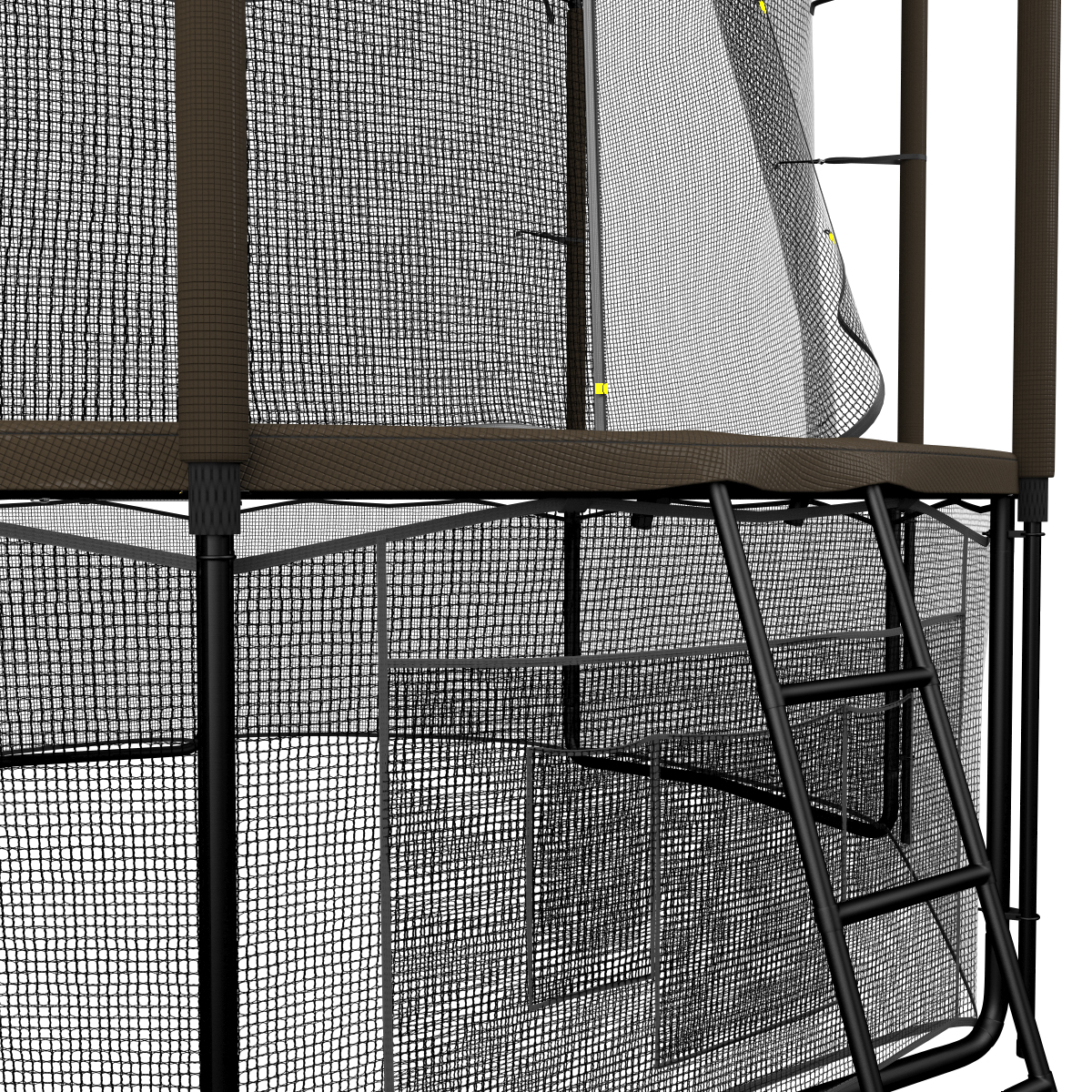 Батут UNIX line 8 ft Black&Brown (inside)