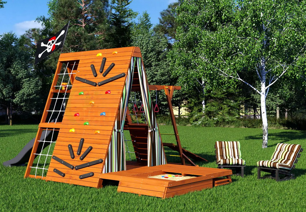 Спортивный домик Савушка База-5 с креслами