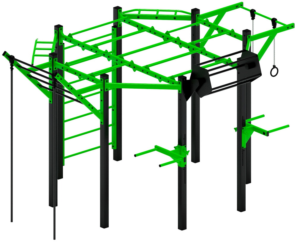 Многофункциональный спортивный комплекс (зеленый) МК 100.01-02