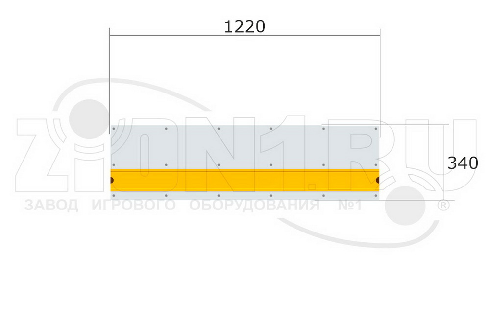 Брусок отталкивания ZION для прыжков в длину (СЭ270)