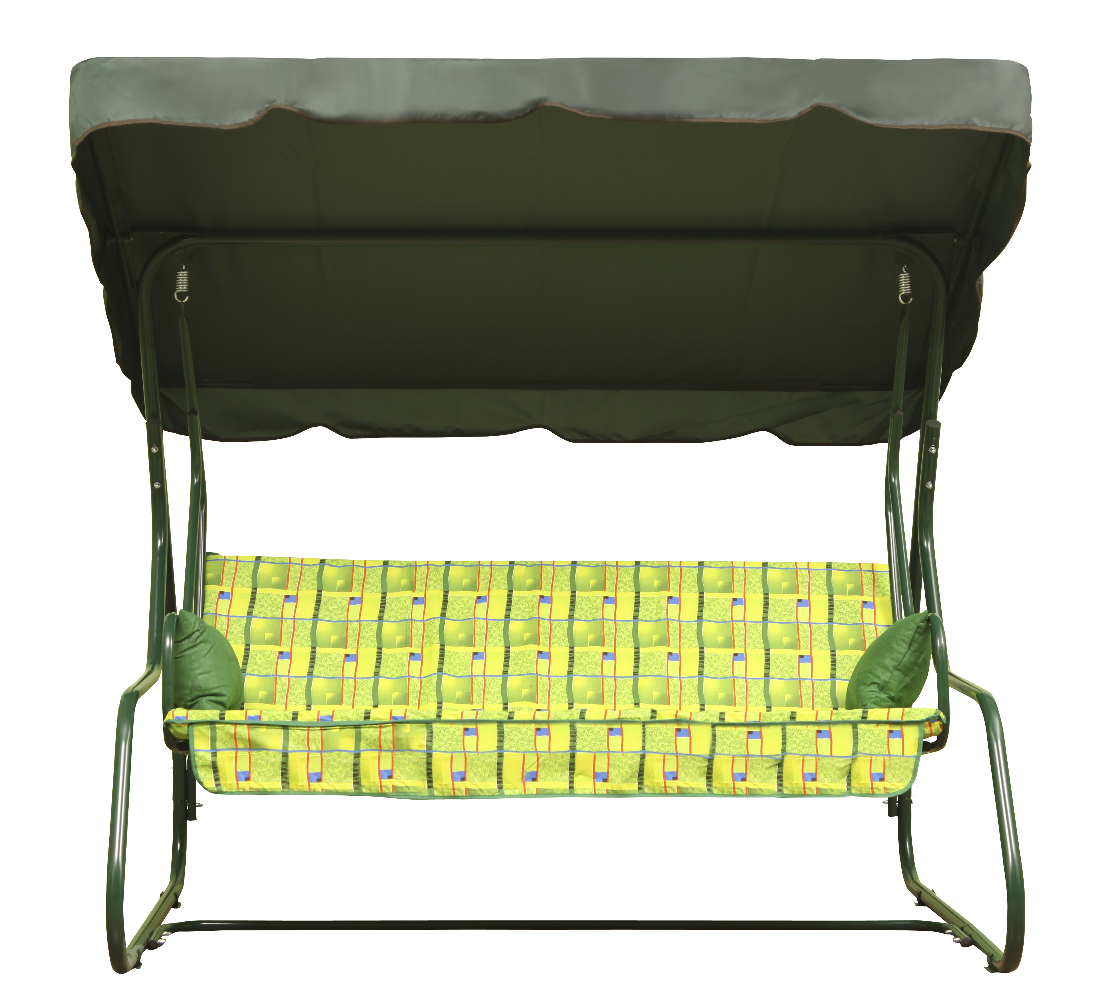 Качели садовые "Вираж" зелёный