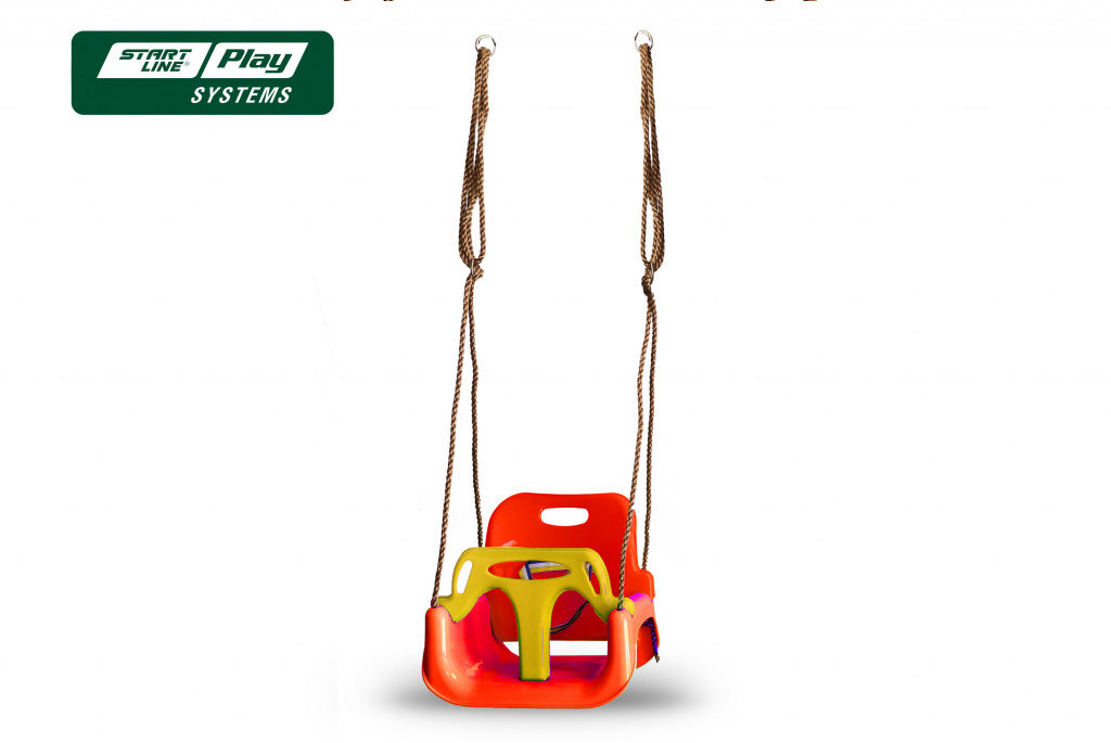 Качели деревянные SLP SYSTEMS (2 секции: качели-гнездо, сиденье с фиксацией)