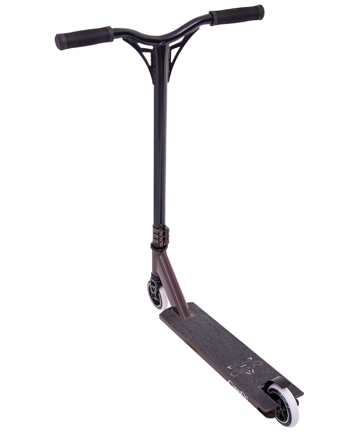 Самокат трюковый Collision brown 100 мм