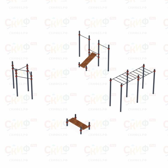 Уличный атлетический комплекс ВОРКАУТ 32 (108)