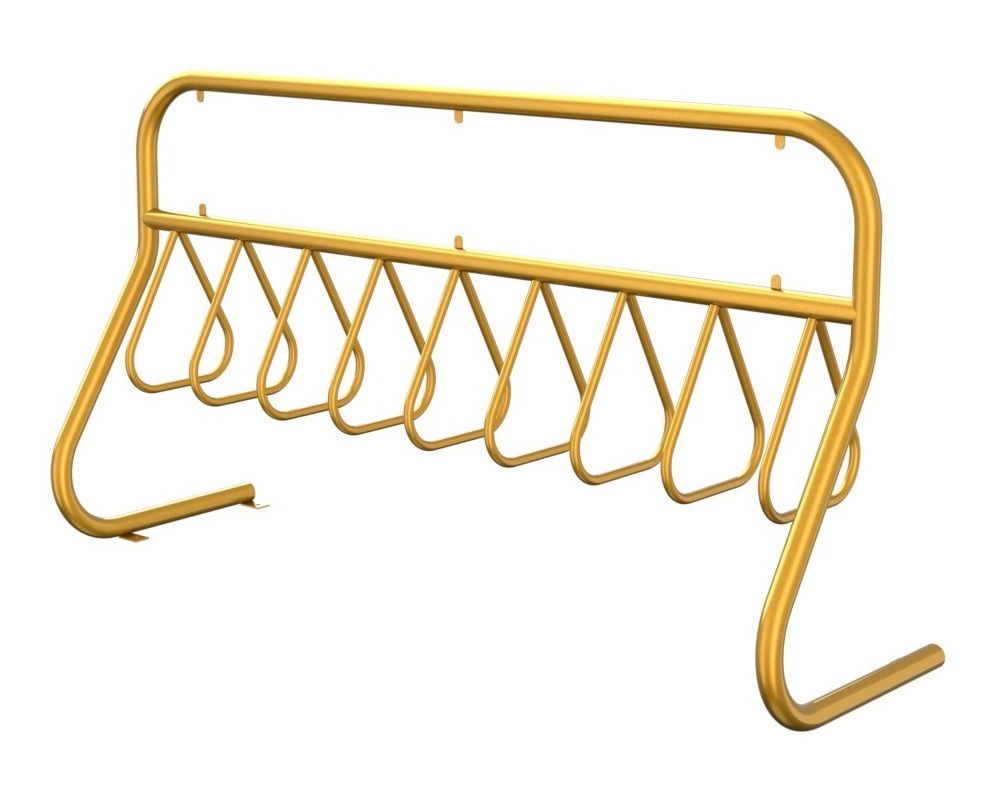 Парковка для велосипедов рекламная Air Gym ВП 8-10 мест VP8