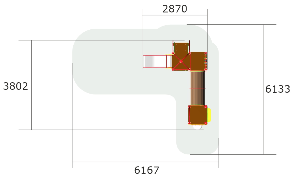 Детский игровой комплекс ZION Карликовый гиппопотам (КД004)