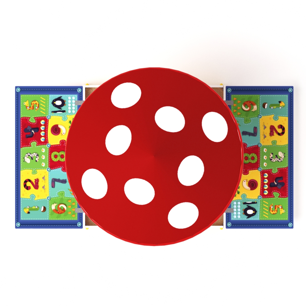 Песочница АРИФМЕТИКА с крышкой и грибком ИО 5.01.10-03