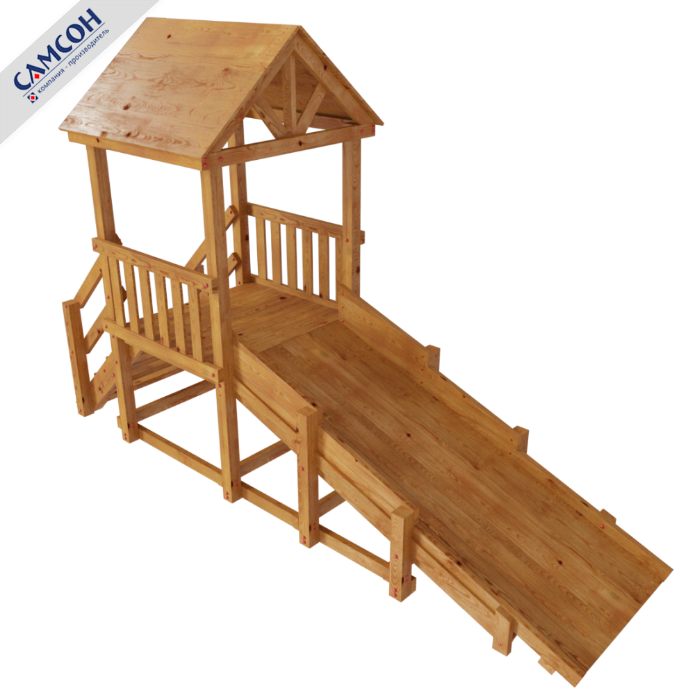 Детская зимняя горка ЯМАЛ Самсон