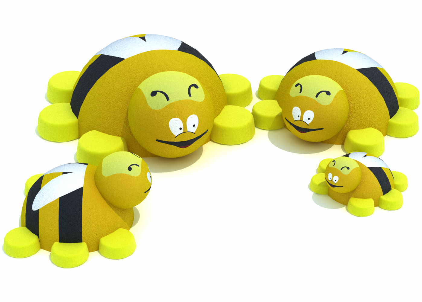 Резиновая 3D-фигура ZION Пчела (для парков и детских площадок)