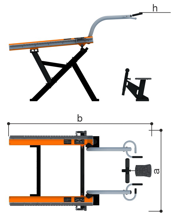Уличный тренажер ТЯГА СВЕРХУ Romana 211.05.00