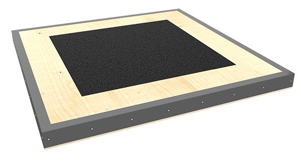 Помост для гиревого спорта 1500х1500х100