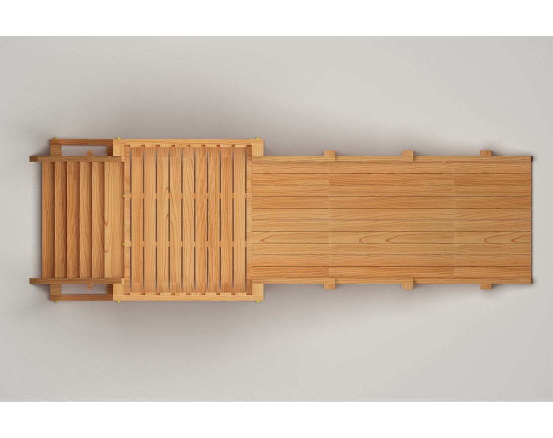 Зимняя горка ЗИМА WOOD-1 Савушка (скат 2,3 м)