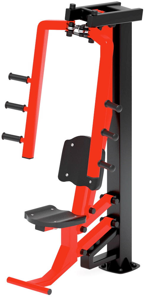 Уличный тренажер БАБОЧКА (красный) СТ 028-11