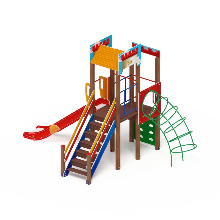 ЗАМОК детский игровой комплекс ДИК 2.18.04-01 (H=1500)