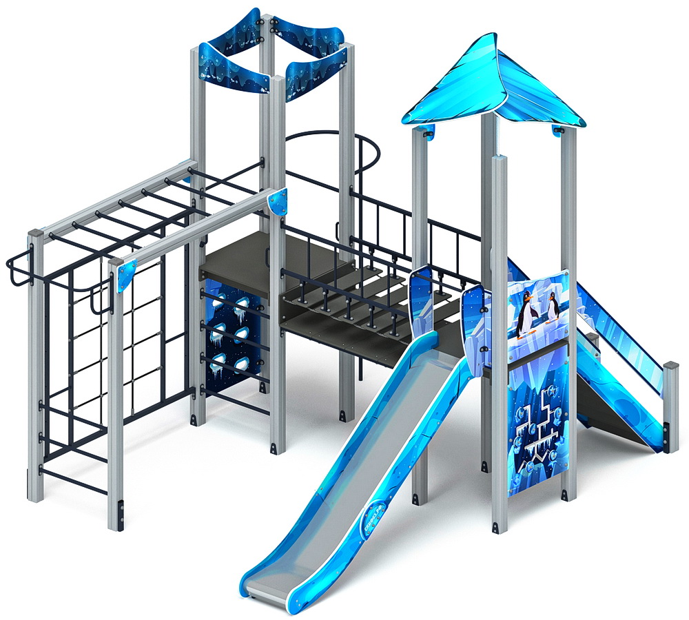 ВОЛШЕБНЫЙ ГОРОД детский игровой комплекс ДИК 2.19.05-02 (H=1500)