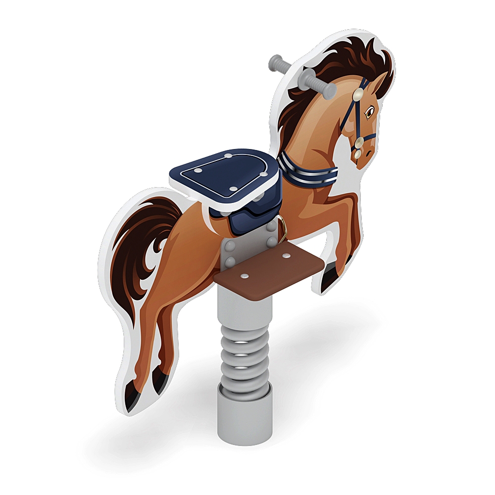 ЛОШАДКА 3 качалка на пружине ИО 22.01.13-01