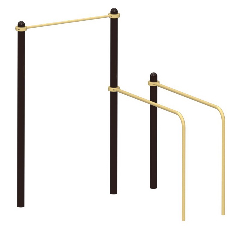 Турник и гнутые брусья YSK107