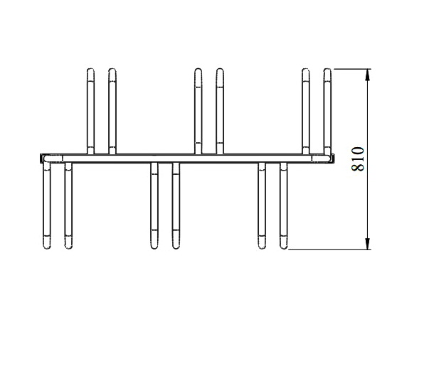 Велопарковка Air Gym Прайм VP53 (6 мест)