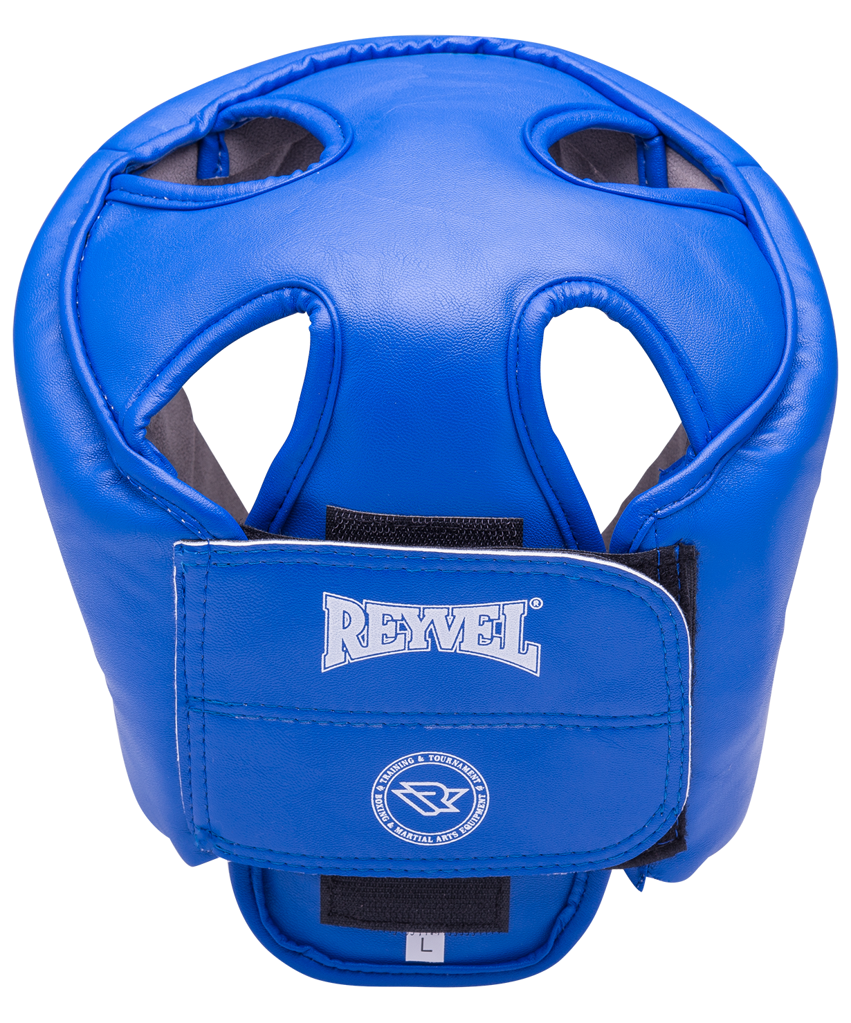 Шлем открытый RV-302, кожзам, синий, L