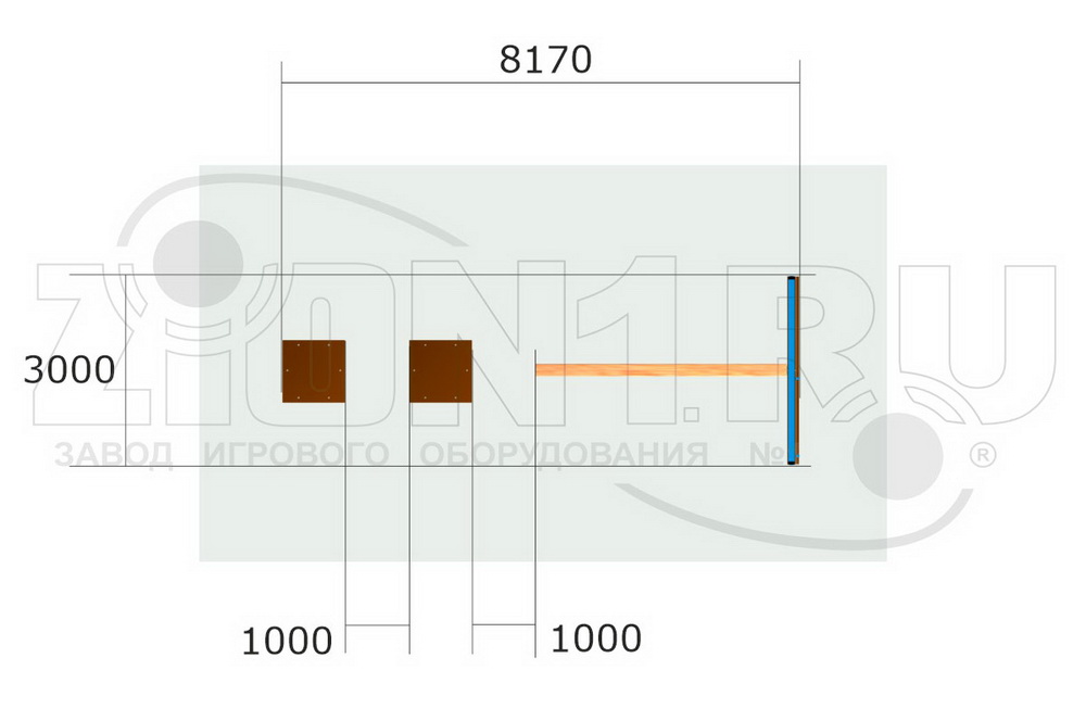 Фасад дома с балкой ZION (УО020)