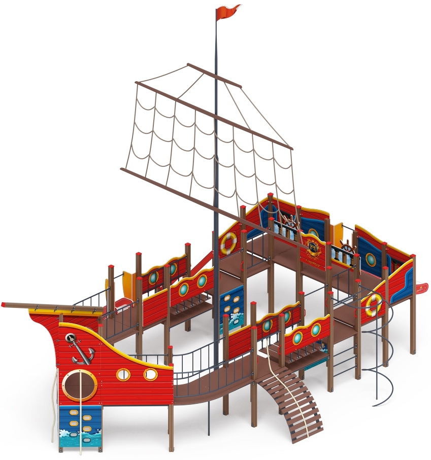 КАРАВЕЛЛА детский игровой комплекс ДИК 2.03.3.04-02 (H=1200; H=1500)