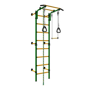 Детский спортивный комплекс ДСКМ "Комета next 1" (ДСКМ-2С-8.06.Г1.410.01-24) обливные зелёно/жёлтый