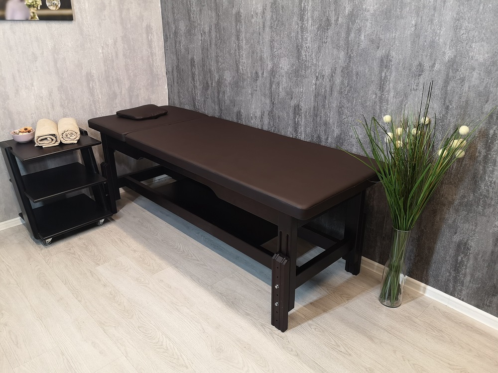 Деревянная массажная кушетка из бука Heliox WCO1I