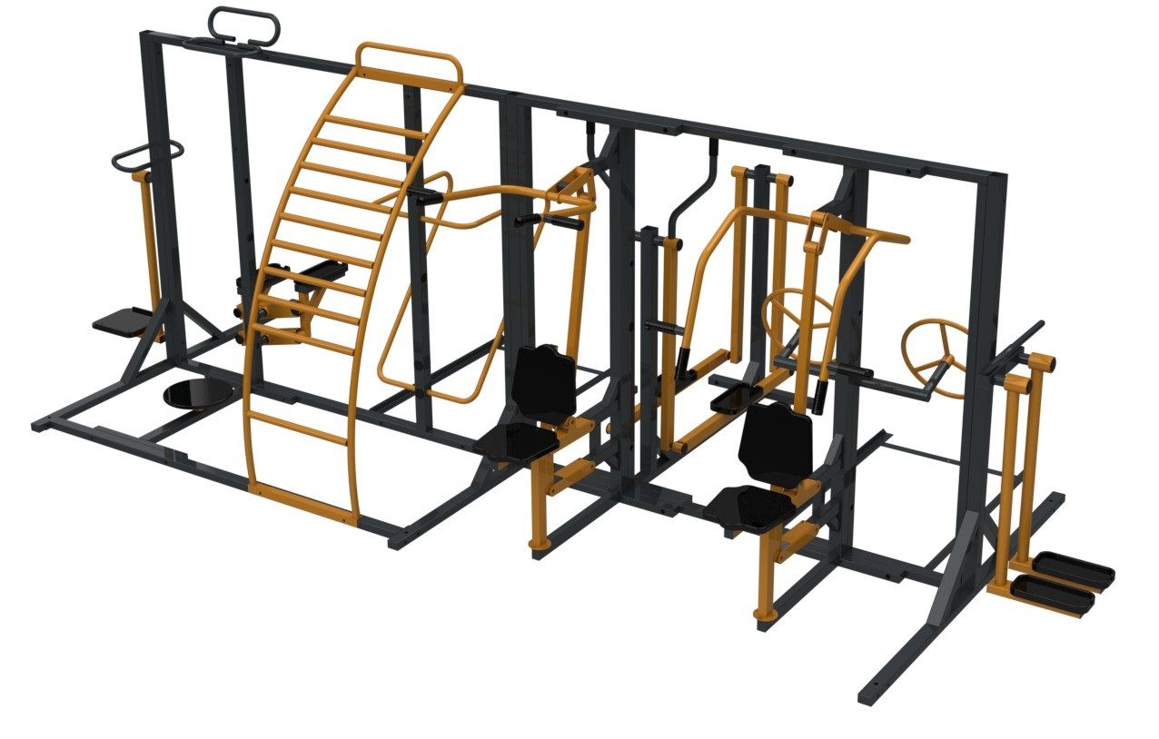 Комплекс с уличными тренажерами УТИ1 Air Gym YTR001