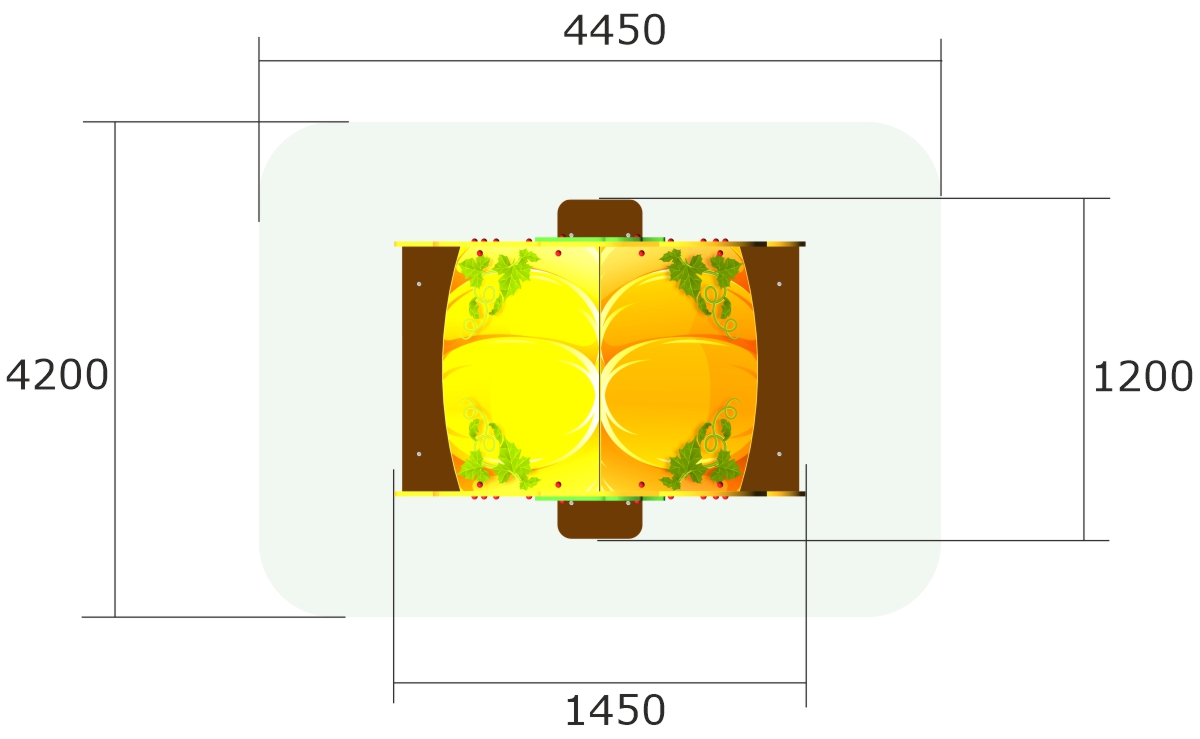 Детский игровой домик ZION Карета У1 (ИМ129)